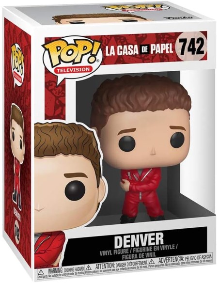 Figura Funko Pop! Televisión La Casa de Papel Denver Modelo 742 | 36001