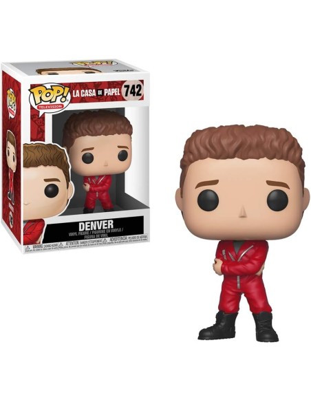 Figura Funko Pop! Televisión La Casa de Papel Denver Modelo 742 | 36001