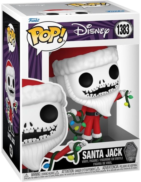 Figura Funko Pop! Disney Pesadilla antes de Navidad Santa Jack Modelo 1383 | 72386