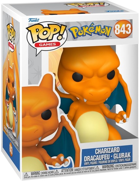 Figura Funko Pop! Juegos Pokémon Charizard Modelo 843 | 74219