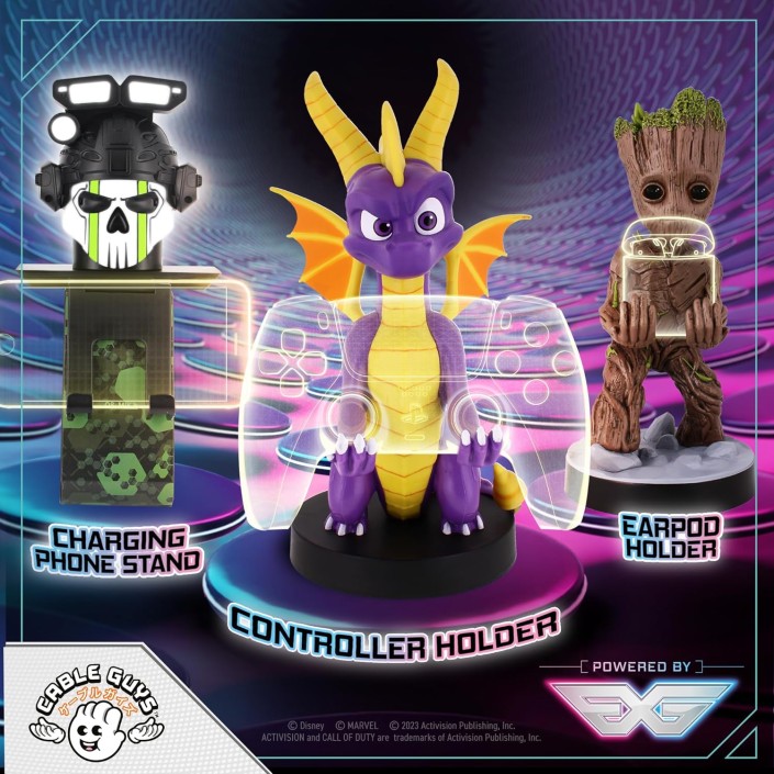 Soporte Cable Guys para Mando o Móvil Modelo Spyro