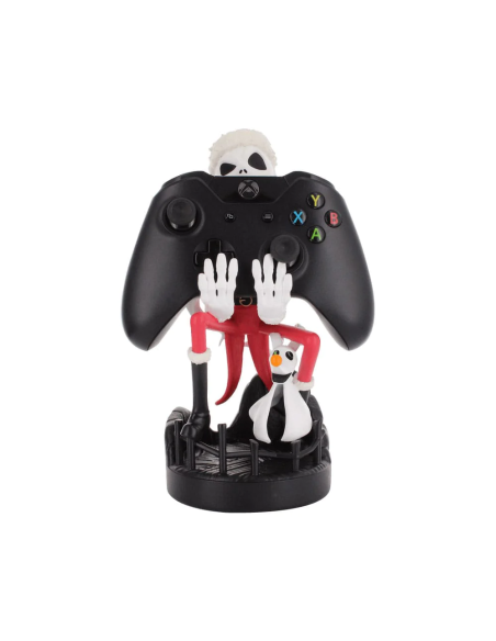 Soporte Cable Guys para Mando o Móvil Modelo Santa Jack Skellinton