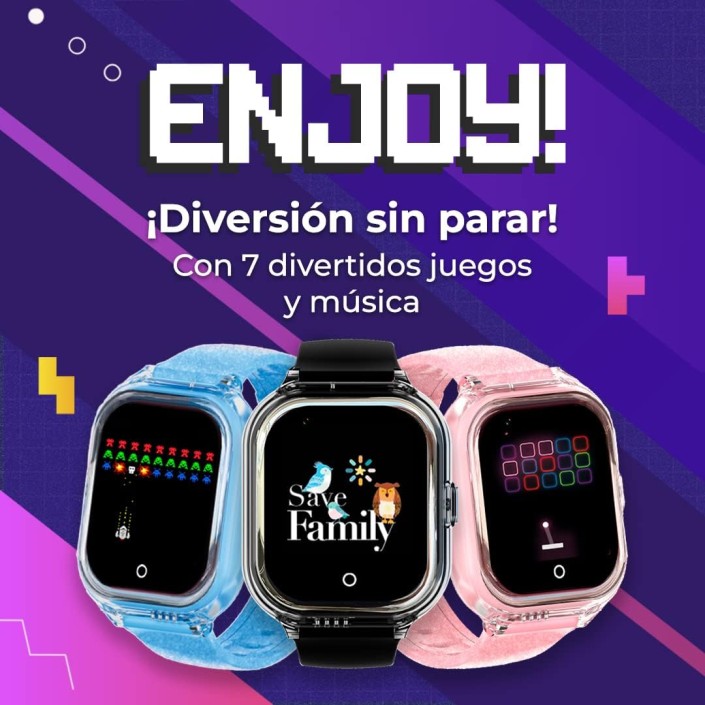 Reloj Savefamily Smartwatch Modelo Enjoy Color...
