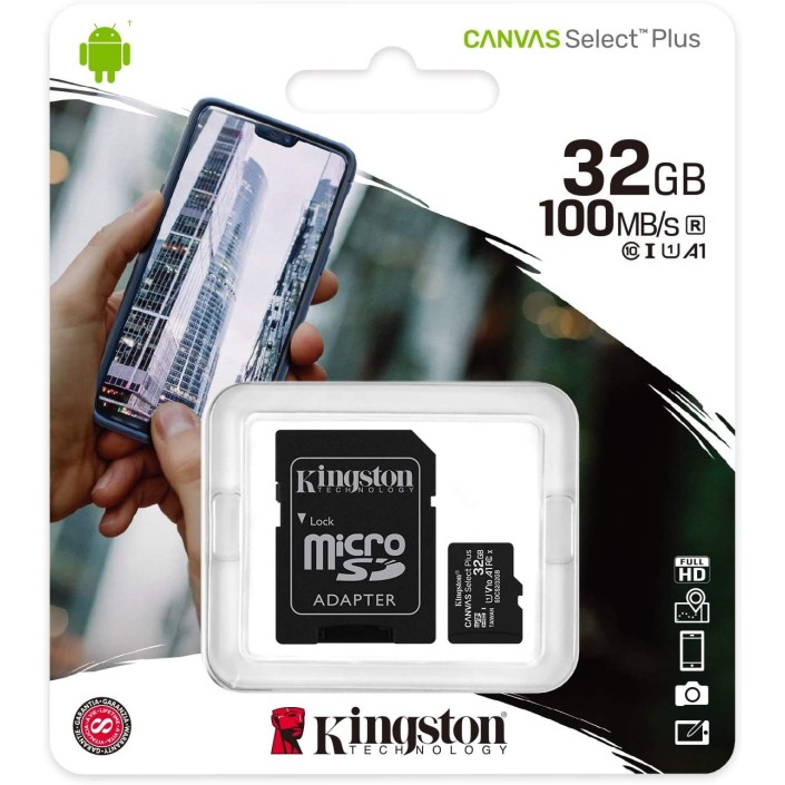 Tarjeta Kingston Canvas Select Plus Micro SD...