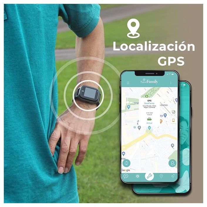 Reloj SaveFamily Smartwatch Senior Color Negro...