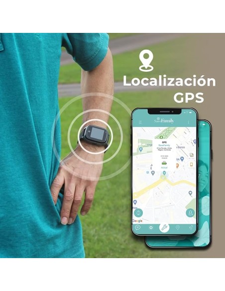 Reloj SaveFamily Smartwatch Senior Color Negro para Adultos