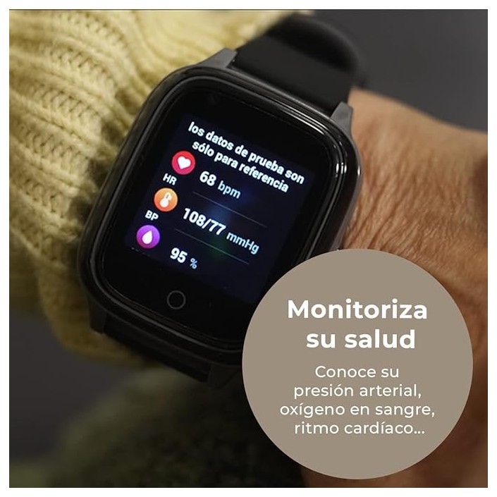 Reloj SaveFamily Smartwatch Senior Color Negro...