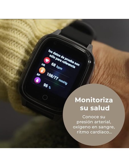Reloj SaveFamily Smartwatch Senior Color Negro para Adultos