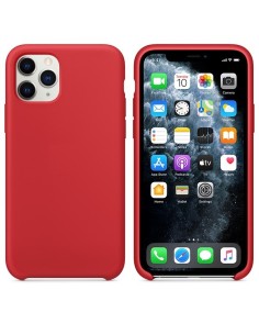 Funda Silicona para Apple iPhone 12 / 12 Pro Rojo -...