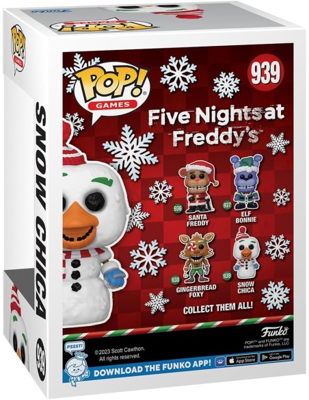 Figura Funko Pop! Juego Five Nights And Freddy´S Snow Chica Modelo 939 | 72486