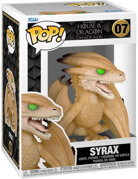 Figura Funko Pop! Series Juego de Tronos Casa del Dragón Syrax Modelo 07 | 65605