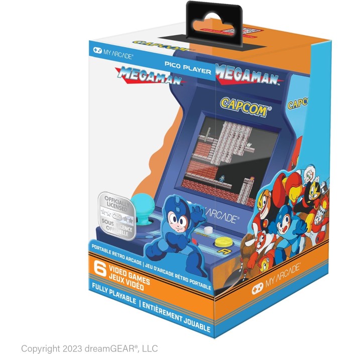 Consola Retro My Arcade Pico Player Megaman 3,7...