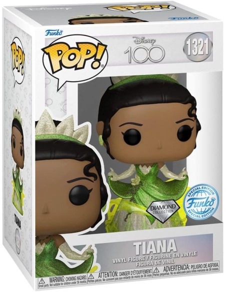 Figura Funko Pop! Disney Tiana Edición Especial 100 Aniversario Modelo 1321 | 70081