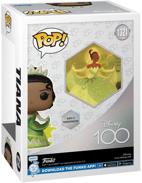 Figura Funko Pop! Disney Tiana Edición Especial 100 Aniversario Modelo 1321 | 70081