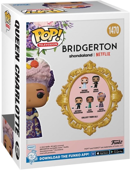 Figura Funko Pop! Televisión Los Bridgerton Reina Charlotte Modelo 1470 |72206