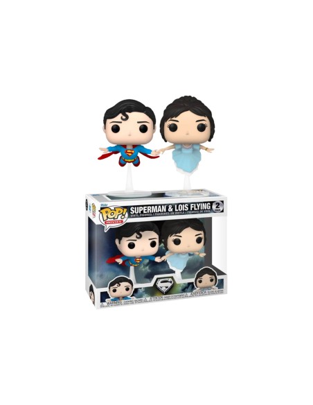 Figura Funko Pop! Películas Superman y Lois Volando Modelo Pack-2 | 60162 Edición Especial