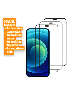 Protector Pantalla Completa Pack de 3 unidades para Apple...