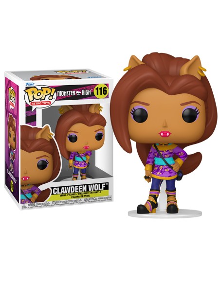 Figura Funko Pop! Juguetes Retro Monster High Clawdeen Wolf Modelo 116 | 67428