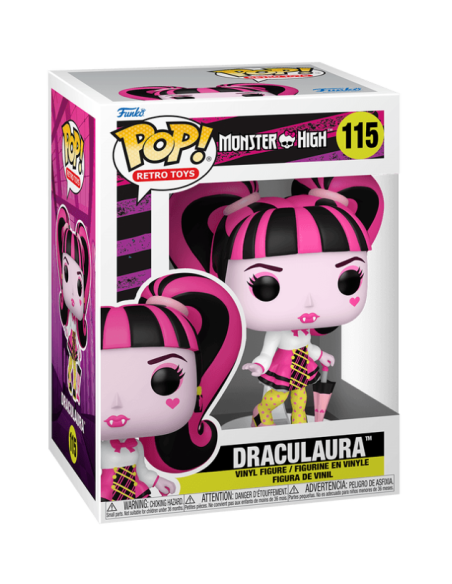 Figura Funko Pop! Juguetes Retro Monster High Draculaura Modelo 115 | 67430