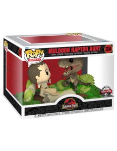 Figura Funko Pop! Moment Jurassic Park Muldoon con Raptor... 2
