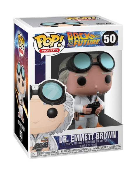 Figura Funko Pop! Películas Regreso al Futuro Dr. Emmet Brown Modelo 50 | 03399