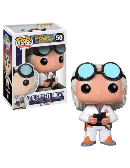 Figura Funko Pop! Películas Regreso al Futuro Dr. Emmet Brown Modelo 50 | 03399