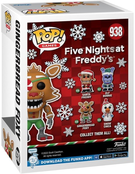 Figura Funko Pop! Five Night And Freddy´s Gingerbread Foxy Modelo 938 | 72487