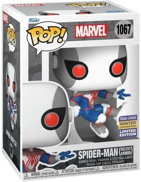 Figura Funko Pop! Marvel Spider-Man Bugseyes Armor Modelo 1067 | 65365 Edición Limitada