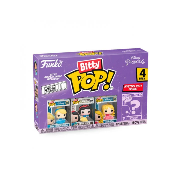 Pack de 4 Funko Bitty Pop! Disney Princesas...