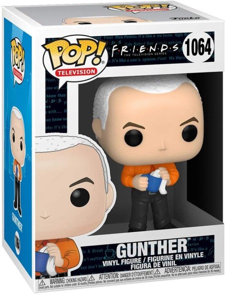 Figura Funko Pop! Televisión Friends Gunther Modelo 1064 | 41946