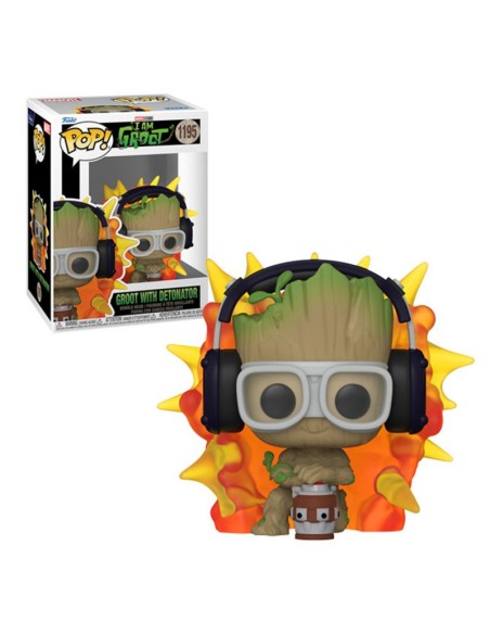 Figura Funko Pop! Marvel I Am Groot Groot con detonador Modelo 1195 | 70653
