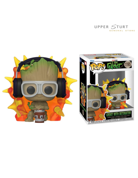Figura Funko Pop! Marvel I Am Groot Groot con detonador Modelo 1195 | 70653