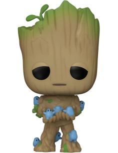 Figura Funko Pop! Marvel I Am Groot Groot con Grunds...