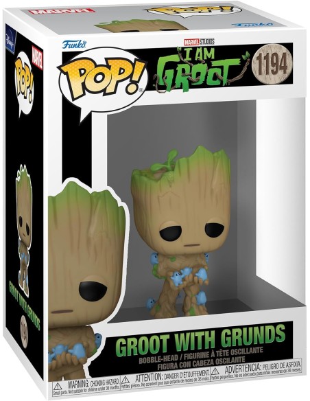 Figura Funko Pop! Marvel I Am Groot Groot con Grunds Modelo 1194 | 70652