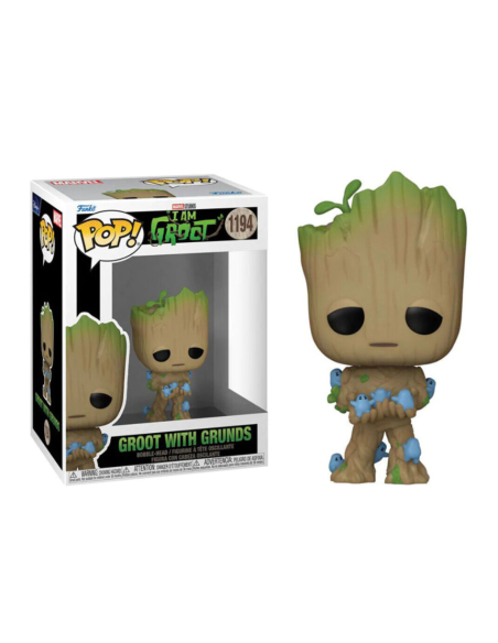 Figura Funko Pop! Marvel I Am Groot Groot con Grunds Modelo 1194 | 70652