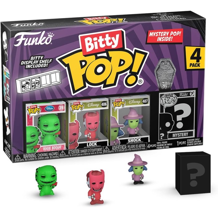 Pack de 4 Funko Bitty Pop! Disney Pesadilla...