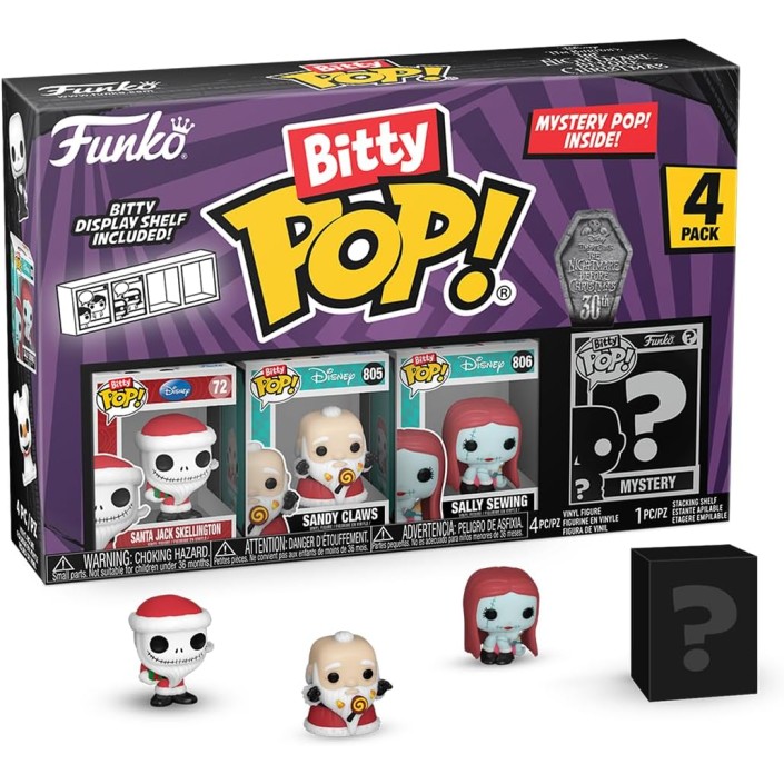 Pack de 4 Funko Bitty Pop! Disney Pesadilla...