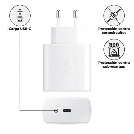 Cargador Compatible EP-TA845EWE 45W + Cable USB Tipo C | Librephonia | Estado Como Nuevo Outlet