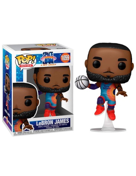 Figura Funko Pop! Películas Space Jam 2 Lebron James (balón plateado) Modelo 1059 | 55974