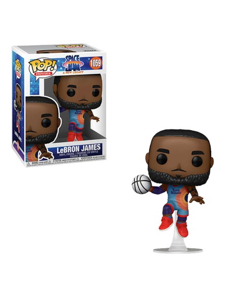 Figura Funko Pop! Películas Space Jam 2 Lebron James (balón plateado) Modelo 1059 | 55974