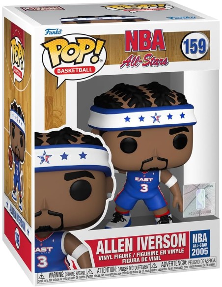 Figura Funko Pop! Baloncesto NBA All Stars Allen Iverson Modelo 159 | 67489