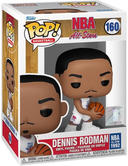 Figura Funko Pop! Baloncesto NBA All Stars Dennis Rodman Modelo 160 | 67490