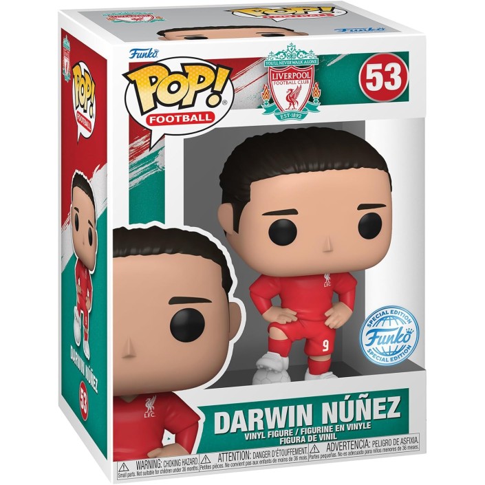 Figura Funko Pop! Fútbol Liverpool Darwin Núñez...