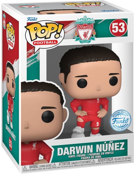 Figura Funko Pop! Fútbol Liverpool Darwin Núñez Modelo 53 | 73932