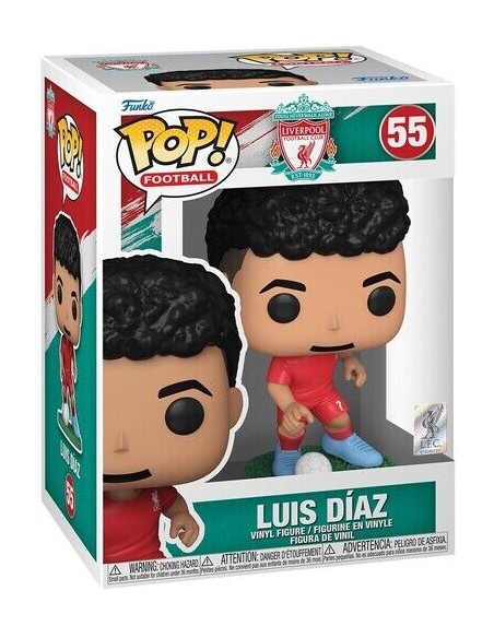 Figura Funko Pop! Fútbol Liverpool Luis Díaz Modelo 55 | 73934