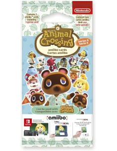 Amiibo Cartas Animal Crossing Serie 5 Sobre de 3 Cartas