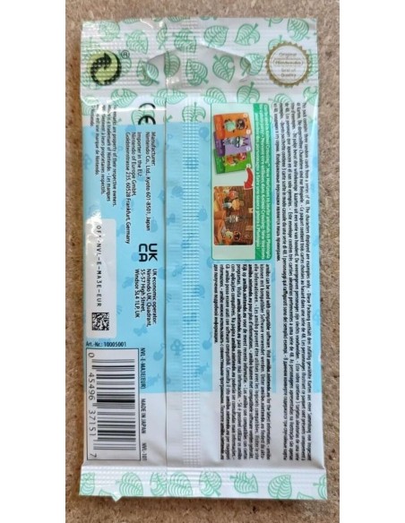 Amiibo Cartas Animal Crossing Serie 5 Sobre de 3 Cartas