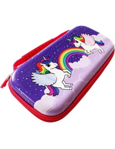 Funda para Nintendo Switch Lite Modelo Unicornios en Rosa... 2