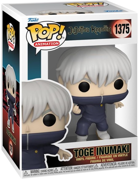 Figura Funko Pop! Animación Jujutsu Kaisen Toge Inumaki Modelo 1375 | 72047
