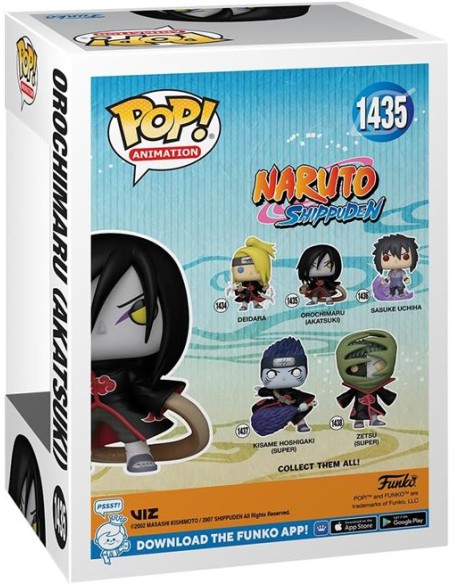 Figura Funko Pop! Animación Naruto Shippuden Orochimaru (Akatsuki) Modelo 1435 | 72071